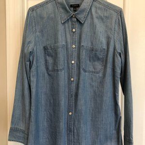 Talbots denim blouse size Medium